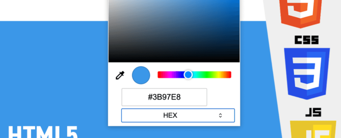 HTML5 Color Picker Input Overview